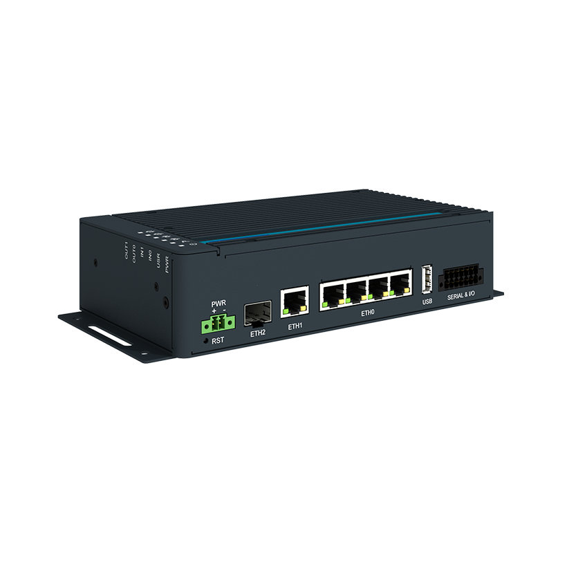 ICR-4400, GLOBAL, 5x Ethernet, 1x RS232, 1x RS485, CAN, SFP, USB, SD, Without Accessories